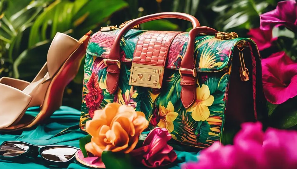 selecting luxury handbags in kauai