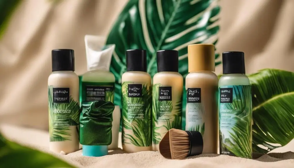 selecting travel sized toiletries for kauai