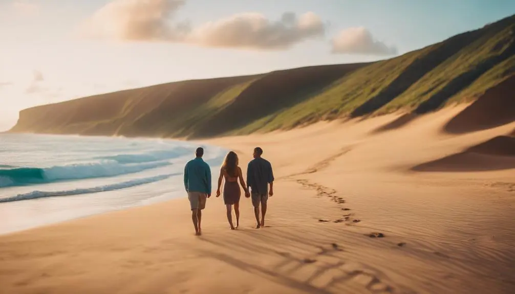 serene beach on kauai
