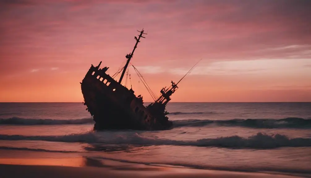 shipwreck beach horizon bliss