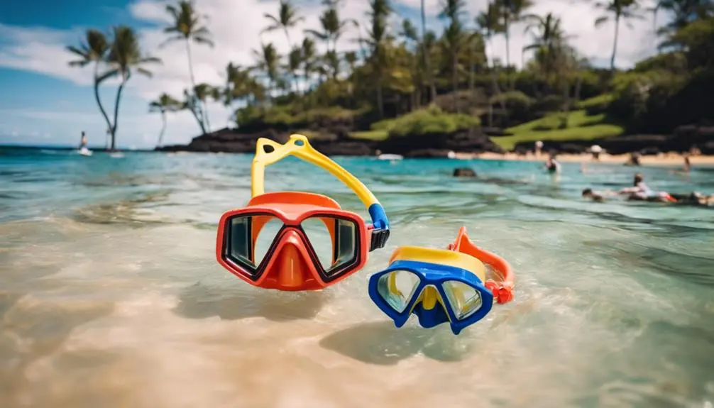 snorkel in poipu beach