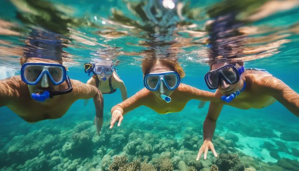 snorkeling at poipu beach