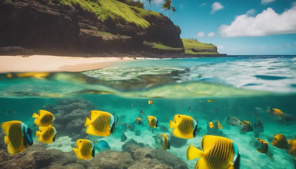 sunny paradise in hawaii