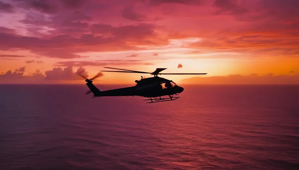 sunset helicopter tours available