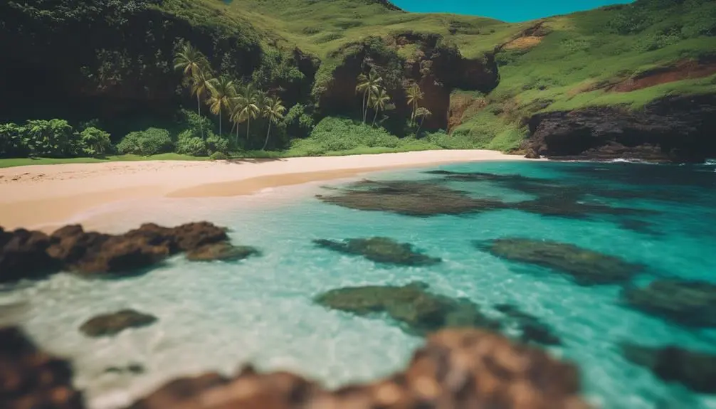 tranquil snorkeling in cove