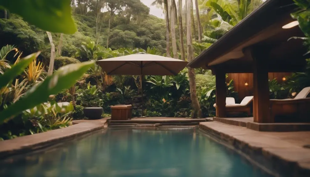 tropical paradise offers relaxation