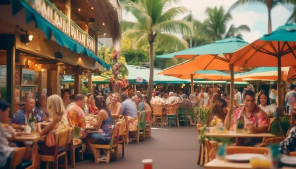 vibrant culinary scene in waikiki