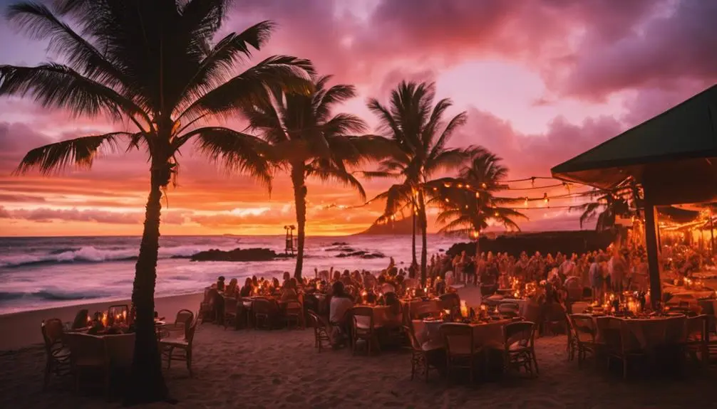 volcanic island beach resort