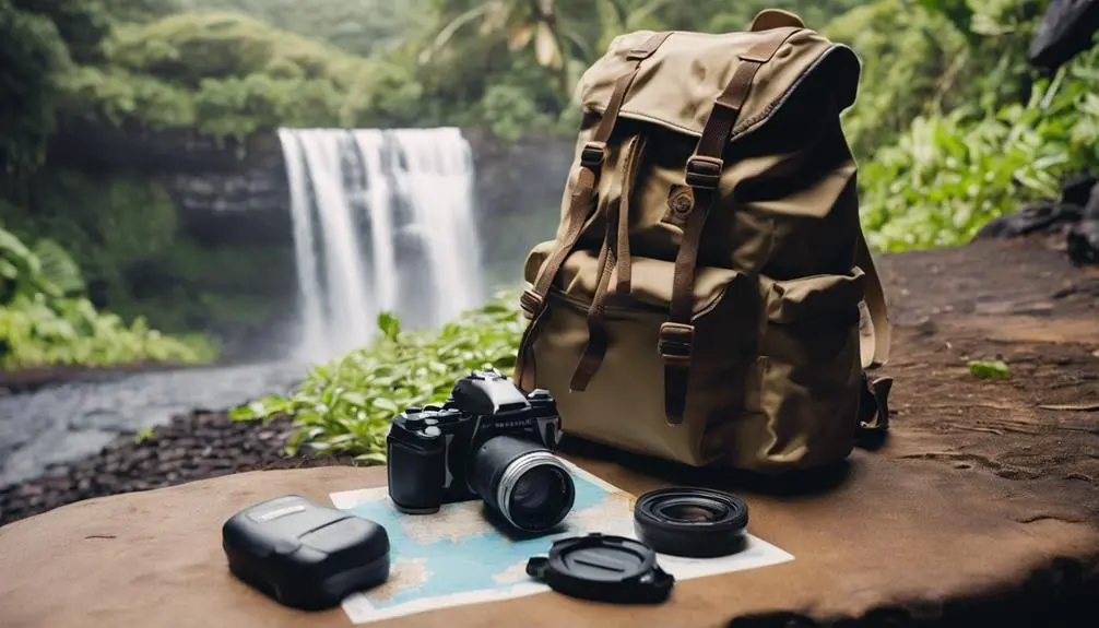 waterfall adventure packing list
