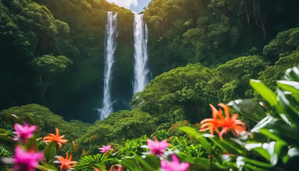 waterfall chasing in spring