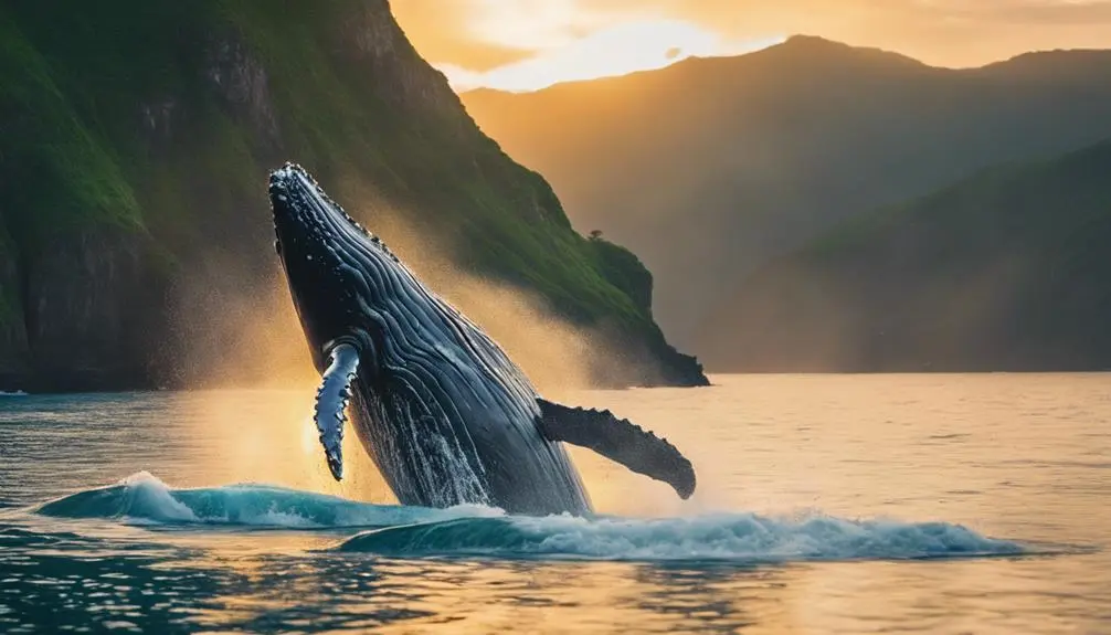 whale migration timing chart