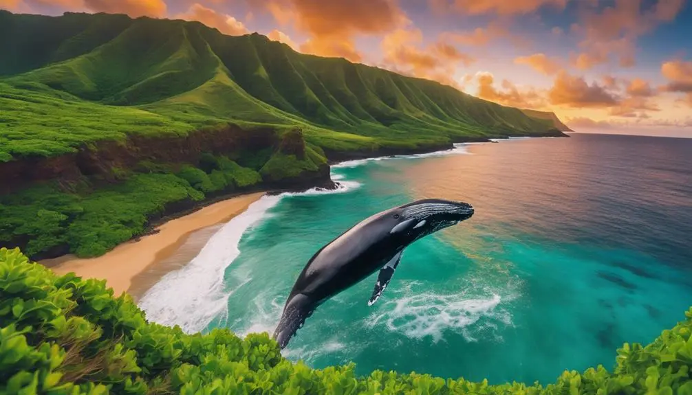 whale watching in hawaii