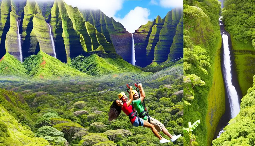 ziplining in kauai s stunning nature