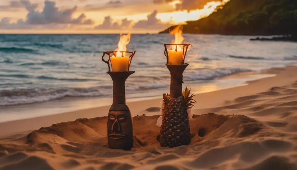 beachside luau at paradise