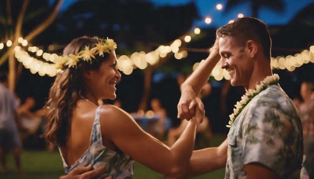hawaiian luau wedding celebration
