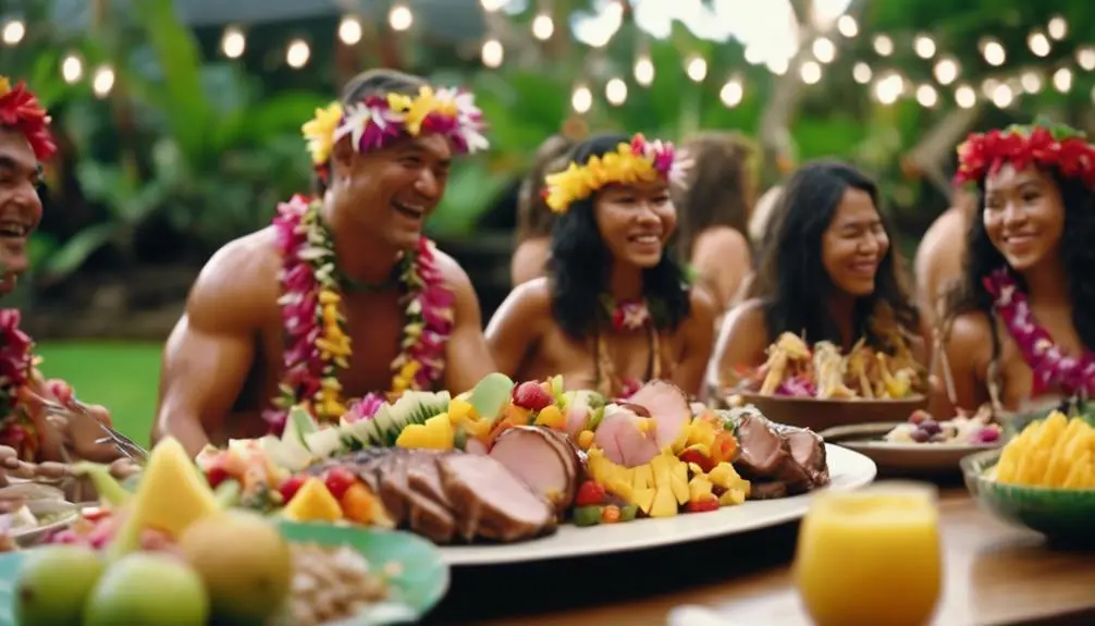 hawaiian luau with entertainment