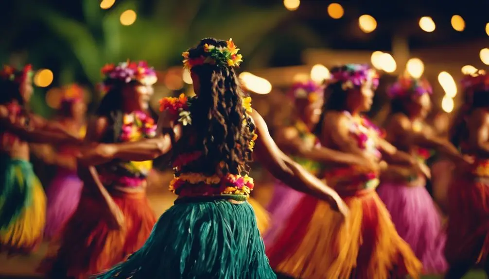 hula fire and feasting