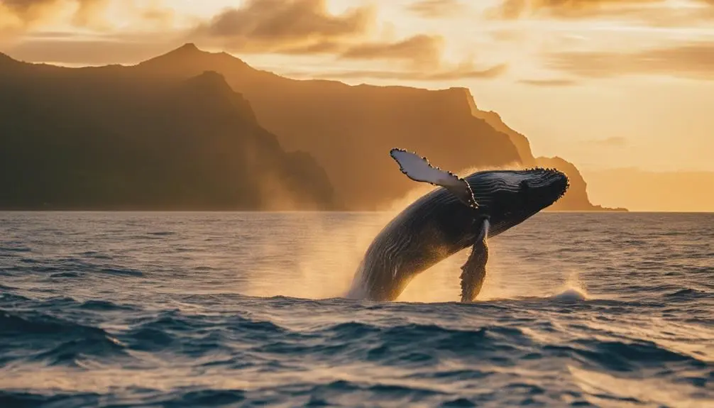 ideal whale watching times