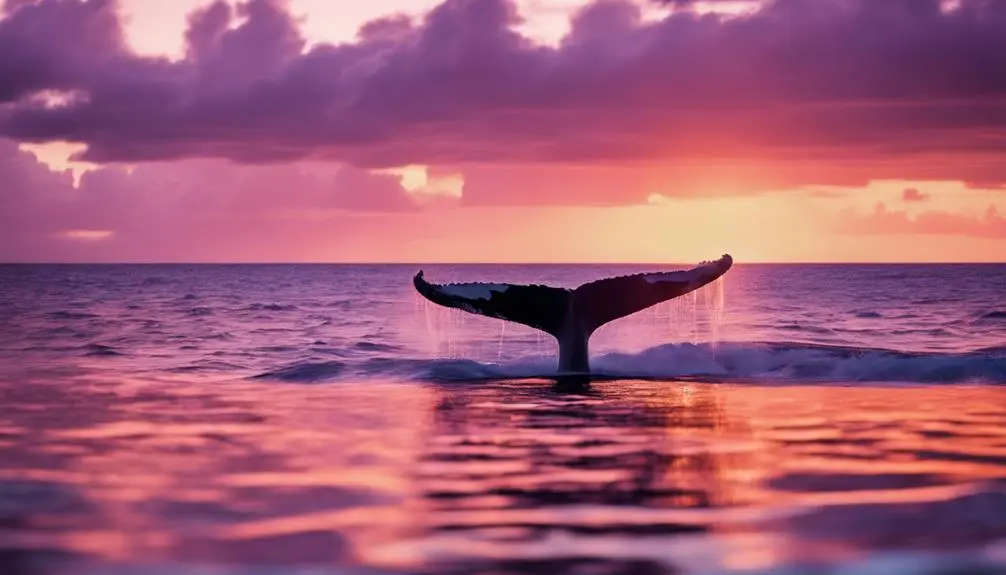 peak whale watching times