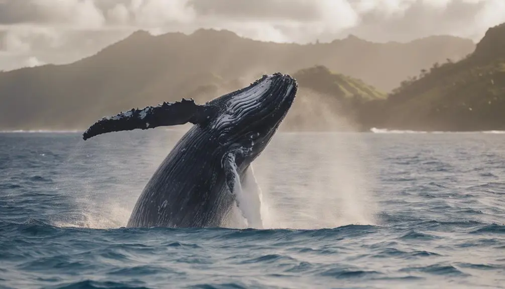 prime whale watching season