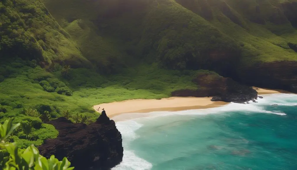 remote beachfront cabins kauai
