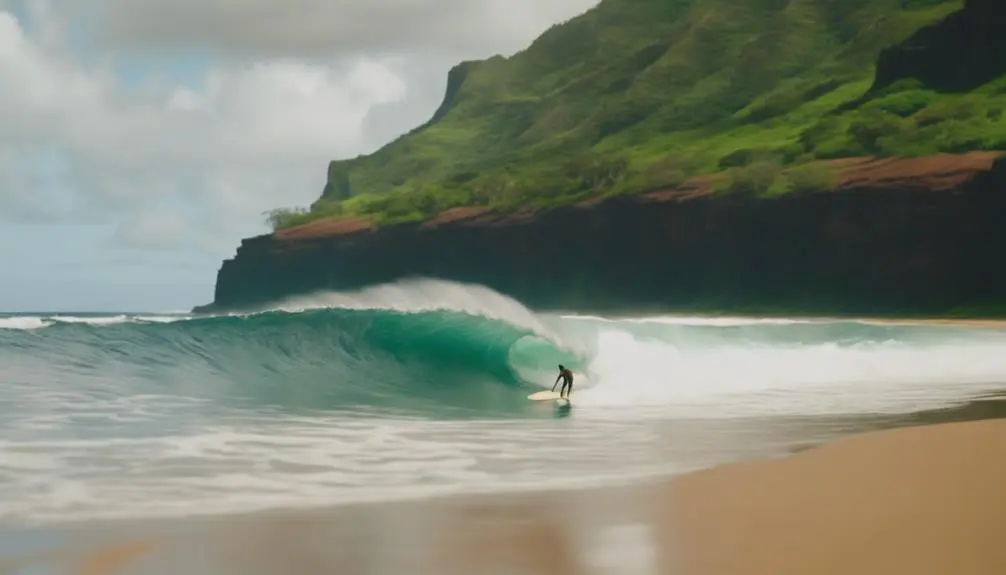 remote surf spots kauai