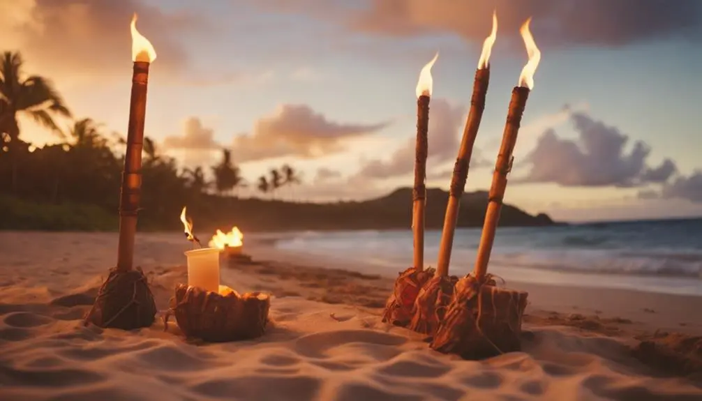 romantic kauai beachfront luau