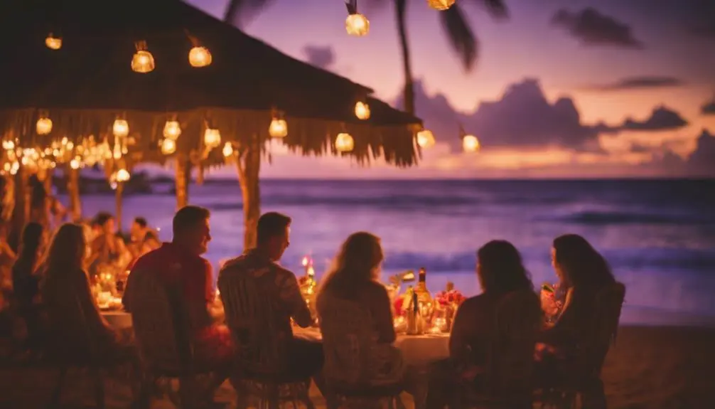 romantic luau spots kauai