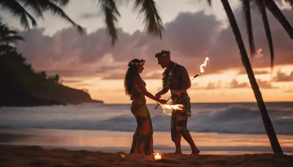 romantic oceanfront kauai luaus