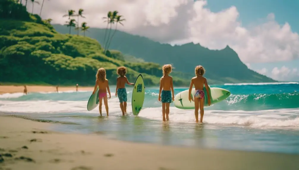 surf lessons for children