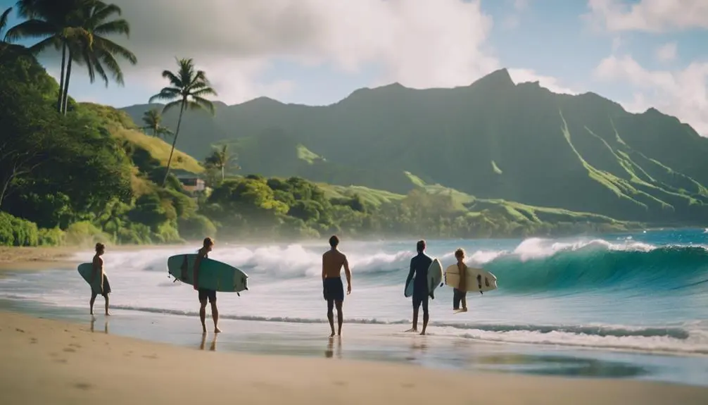 tropical paradise in hawaii