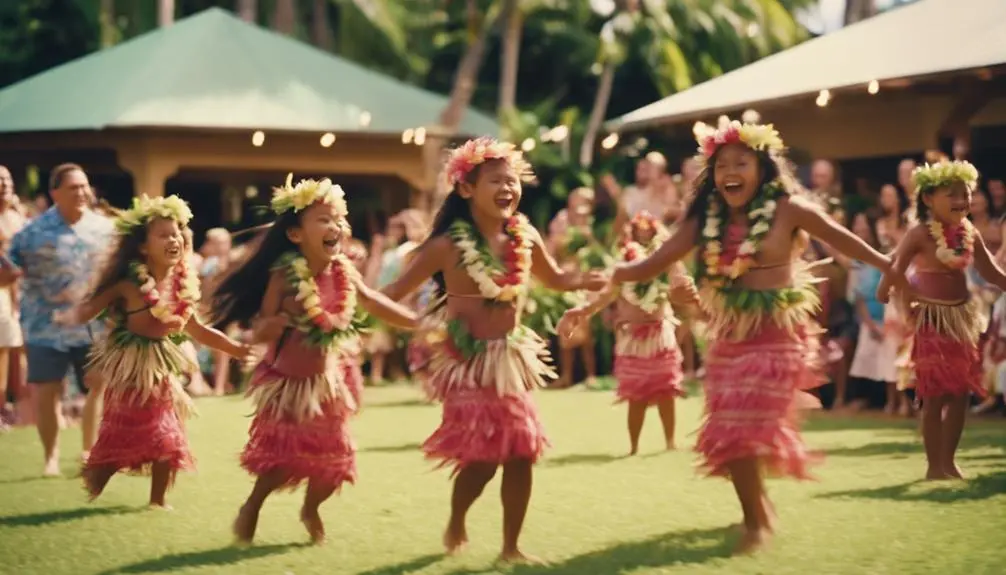 vibrant hula and music