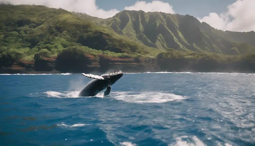 whale watching excursions offered