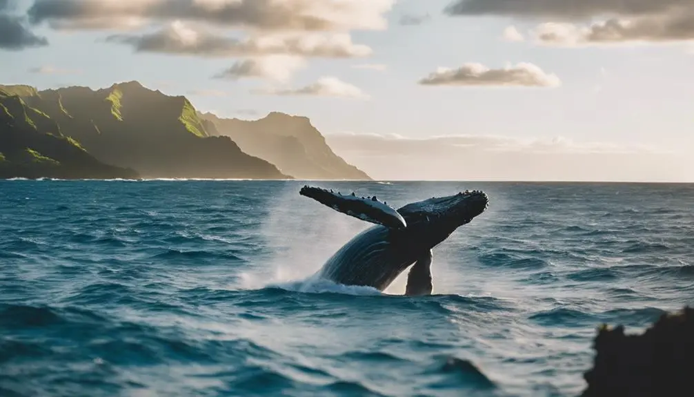 whale watching in hawaii