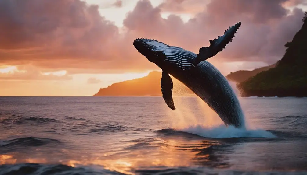 whale watching in kauai
