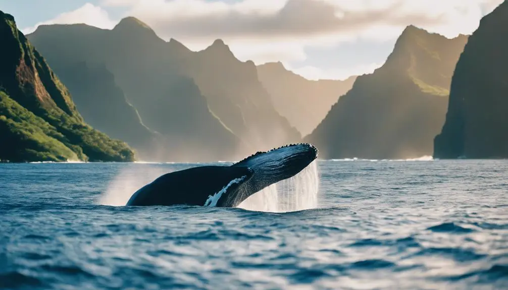 whale watching in kauai