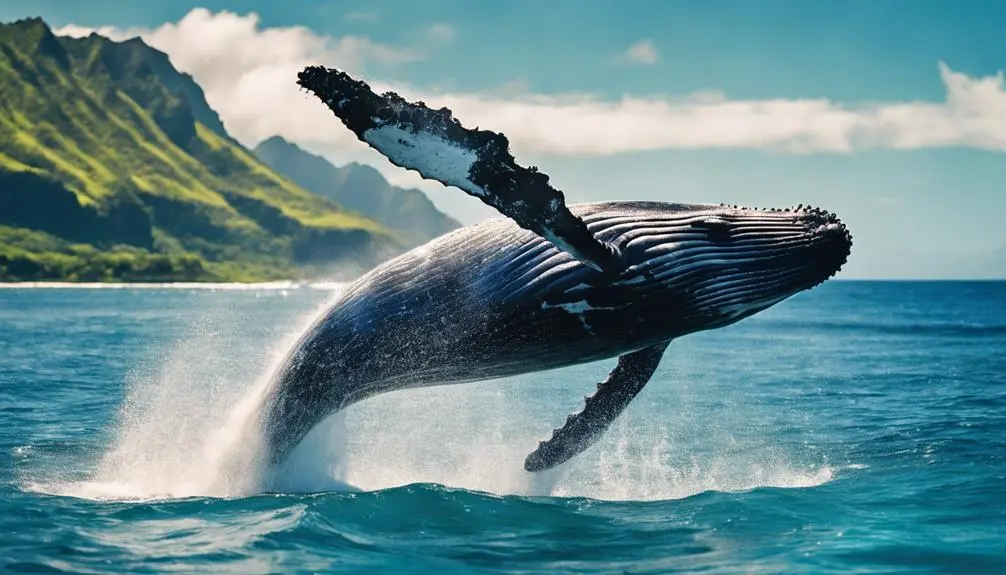 whale watching in kauai