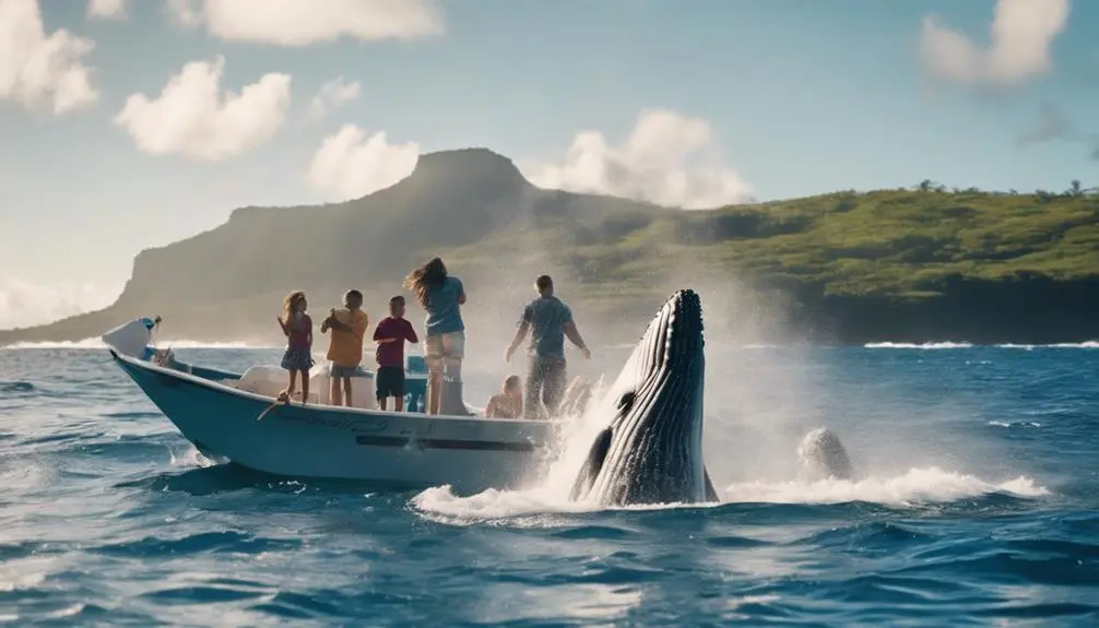 whale watching in kauai