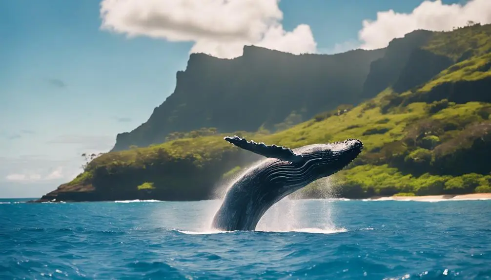 whale watching in summer