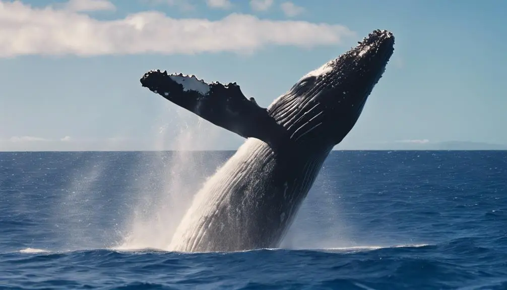 whale watching in summer