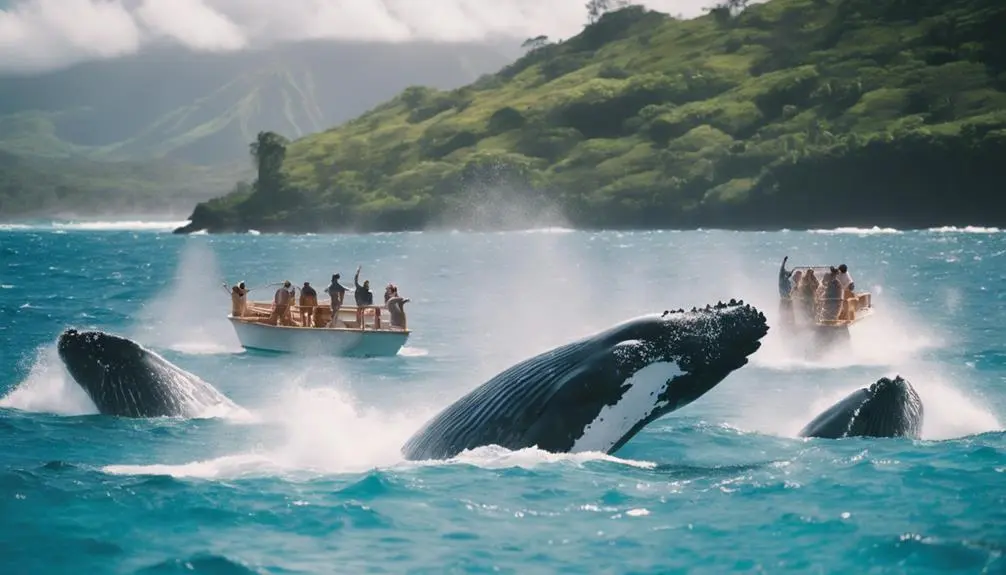 whale watching with education